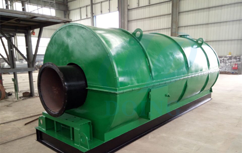 DOING 1Ton capacity waste tire oil refining machine is ready for delivery