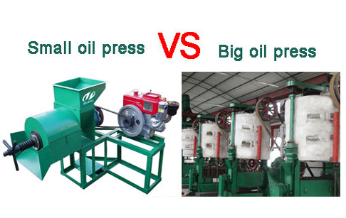 Small oil press and big oil press, which is better?