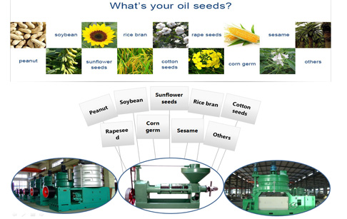 raw material of cooking oil production line