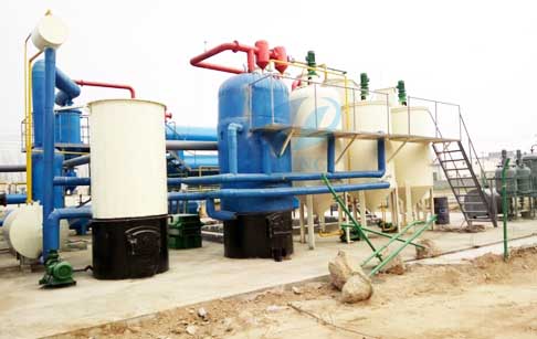 tyre pyrolysis oil distillation machine