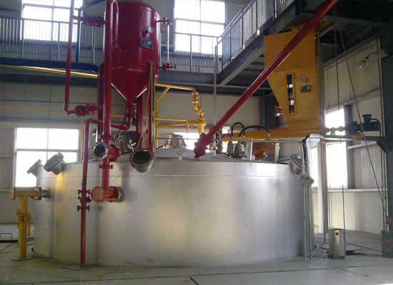 The extractor of sunflower oil making machine