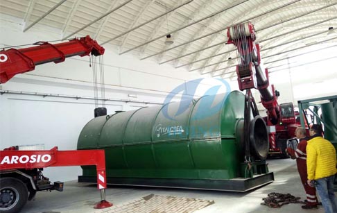 rubber tire pyrolysis plant