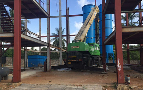 100tpd palm oil refinery and fractionation plant project is installing in Kenya