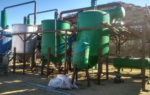 Tijuana, Mexico 10 tons waste oil to diesel plant successfully installed