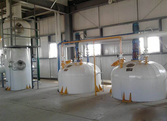 crude oil refining plant