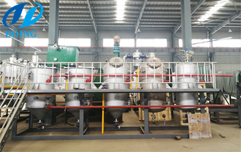 How to clean palm oil refining equipment?