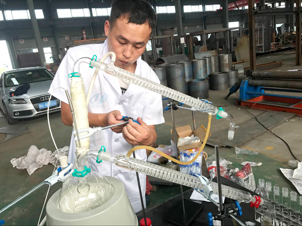 new waste oil refining technology test