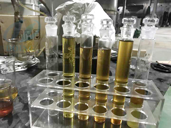 new waste oil refining technology test