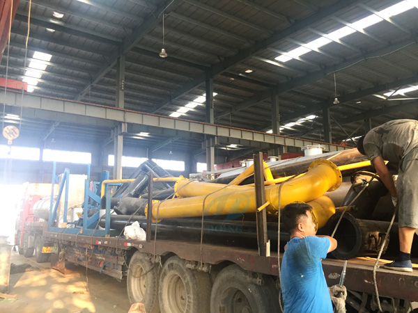 the first 20t/d continuous waste plastic pyrolysis plant shipped to spain on august 15