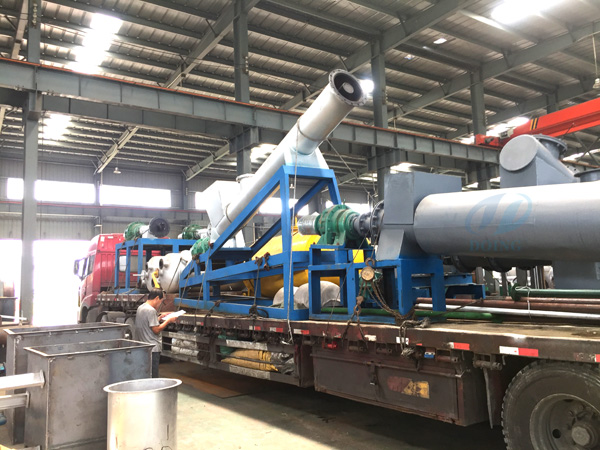 the first 20t/d continuous waste plastic pyrolysis plant shipped to spain on august 15