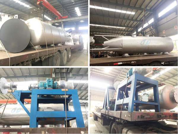 the first 20t/d continuous waste plastic pyrolysis plant shipped to spain on august 15