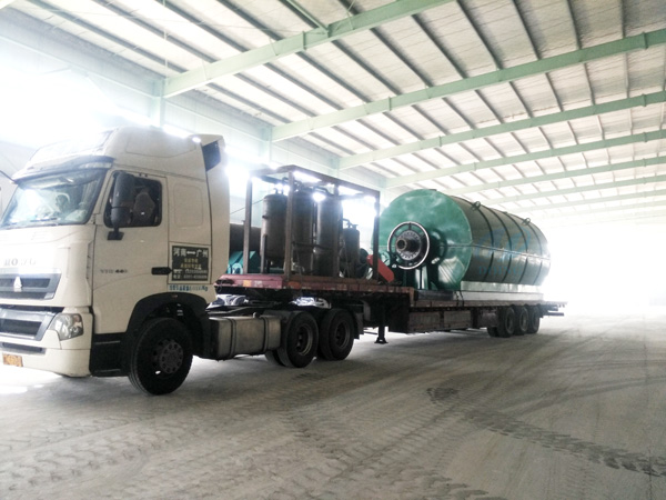 6 sets 12t/d pyrolysis tyre recycling plants successfully installed in hunan