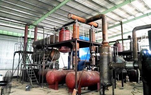 6 sets 12T/D pyrolysis tyre recycling plants successfully installed in Hunan