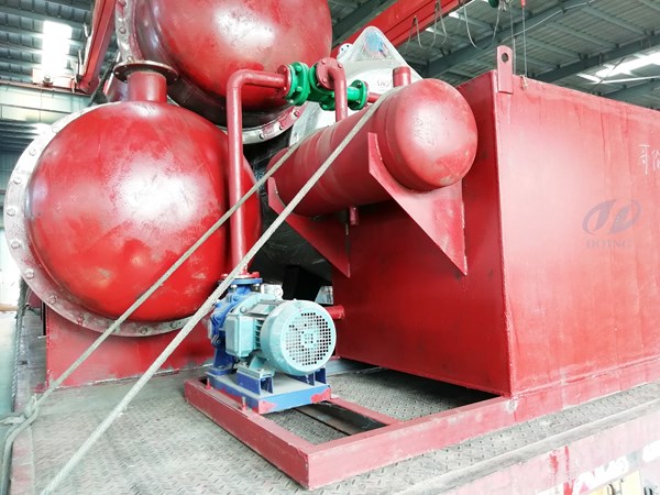 plastic to oil machine and pyrolysis oil distillation plant delivered to columbia