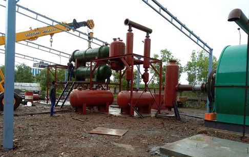 Installation of plastic pyrolysis plant in India is completed