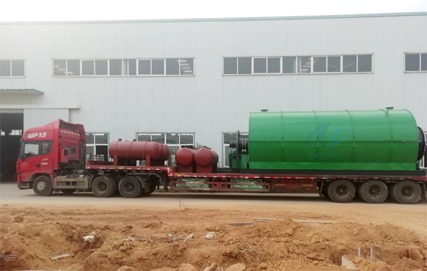 scrap tyre pyrolysis plant