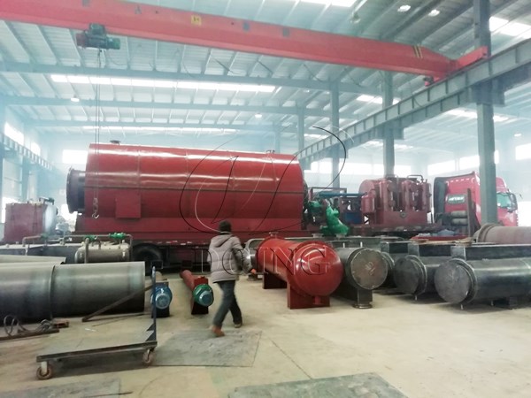 tyre pyrolysis plant