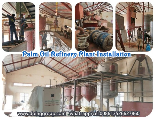 palm oil refinery plant