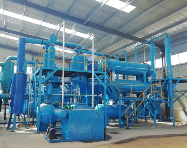 tyre pyrolysis plant