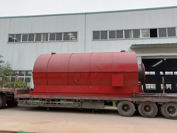 waste tire pyrolysis plant