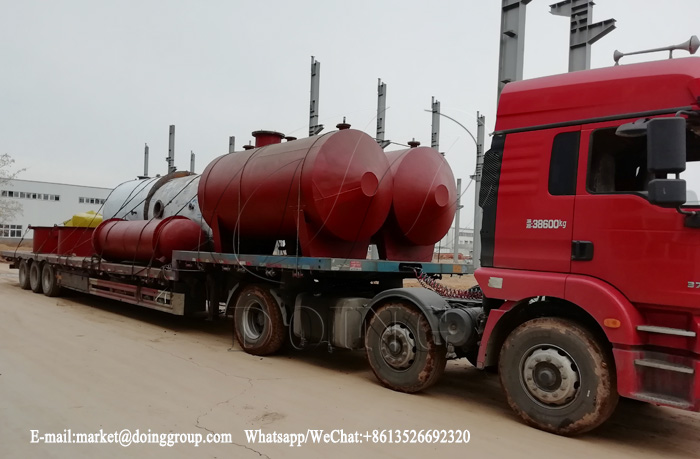 waste motor oil refining plant