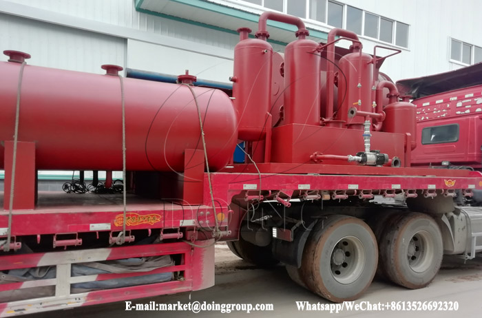 waste tyre to oil pyrolysis plant