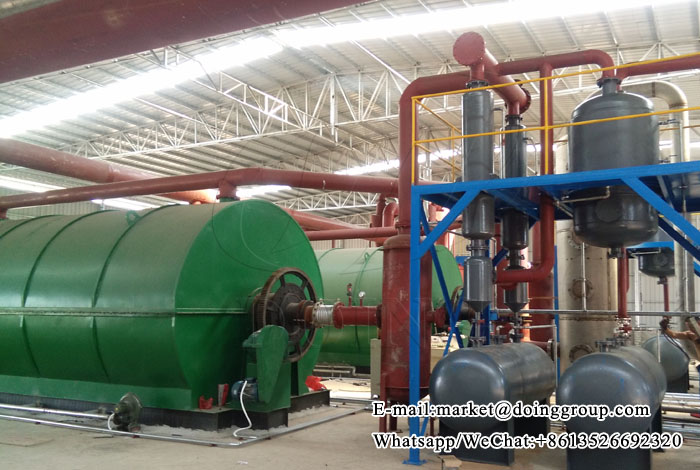 scrap tire pyrolysis plant