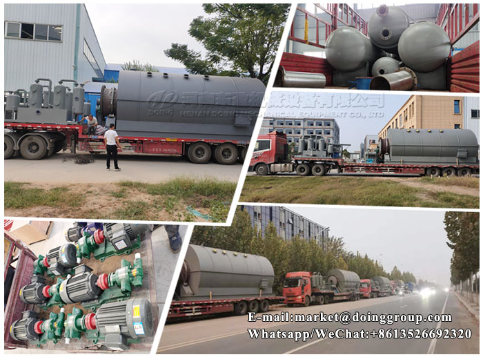 tire to oil pyrolysis plant