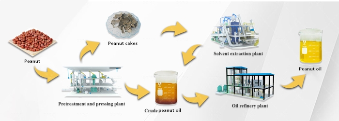 groundnut oil production line