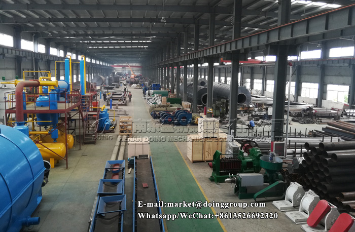 tyre pyrolysis plant