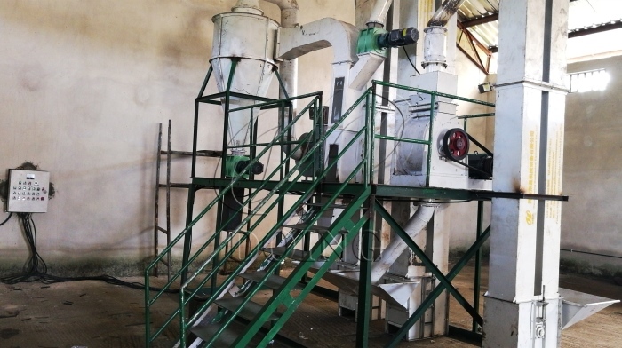 palm kernel cracking and separating machine