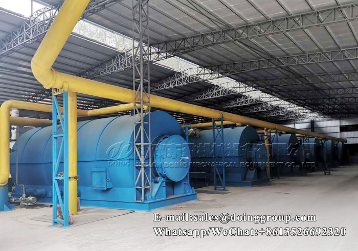 waste tire pyrolysis plant