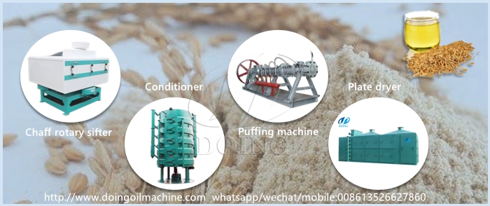 rice bran oil extracting machine