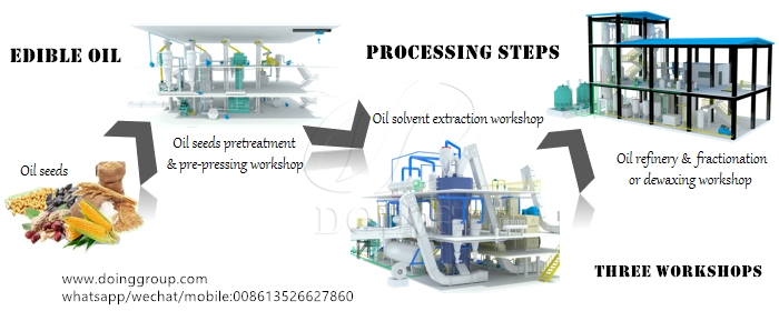 edible oil processing steps