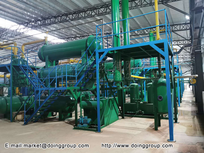 tire pyrolysis plant