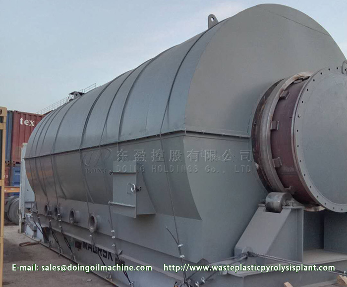 tyre pyrolysis plant