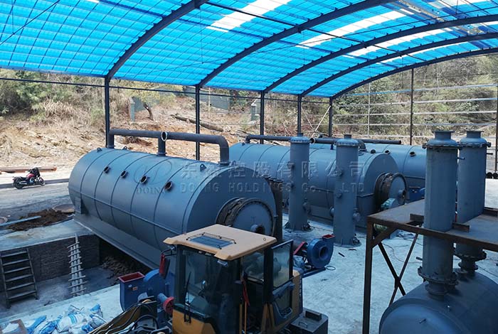 tyre pyrolysis plant