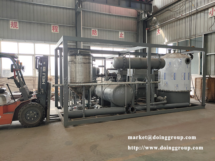 tyre oil distillation machine