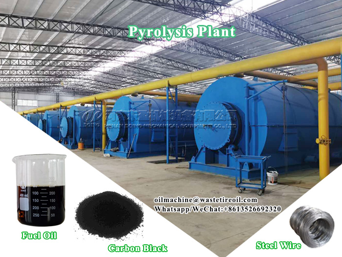 waste tire pyrolysis plant