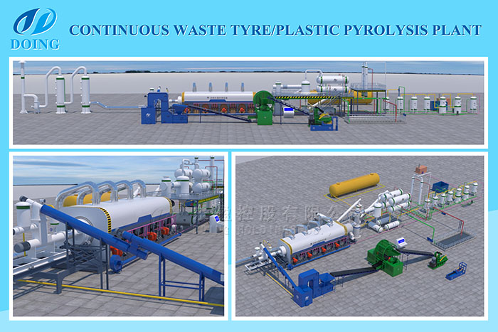 waste plastic pyrolysis plant