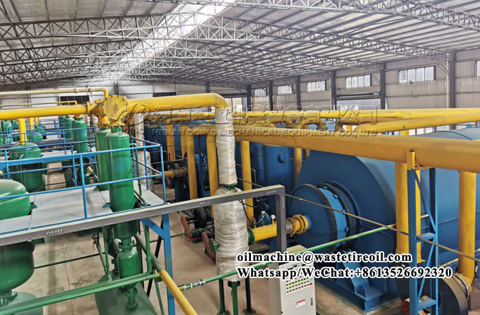 waste tire pyolysis plant