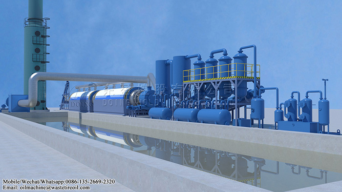 waste tire pyrolysis plant