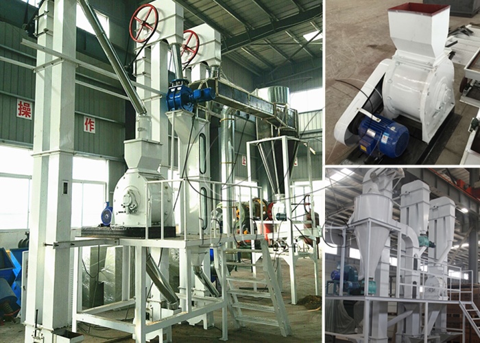 Palm kernel husking and separating machine in warehouse