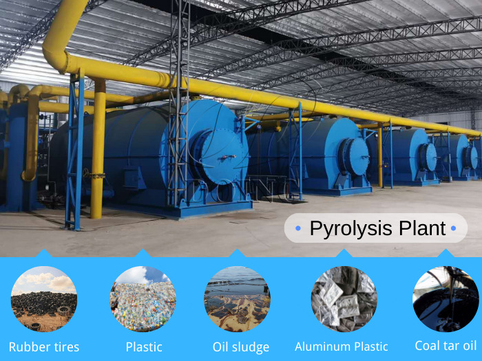  batch tire pyrolysis plant