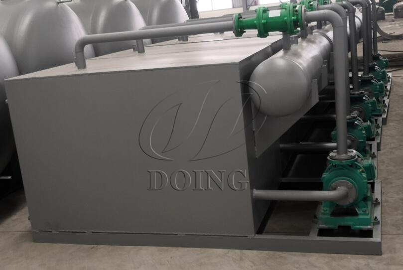 pyrolysis plant vacuum system