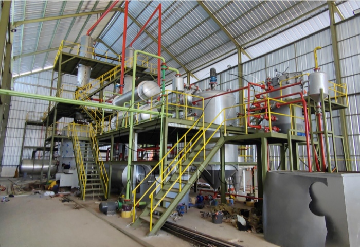 waste oil refining plant in Indonesia