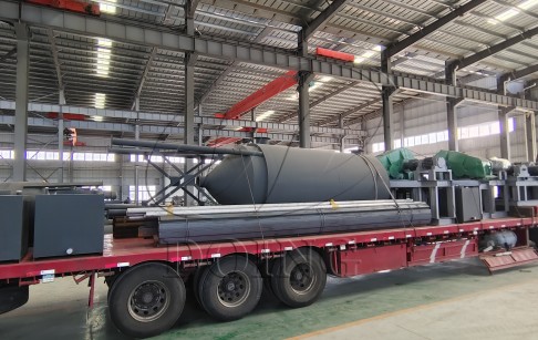 Two sets of 50TPD continuous pyrolysis machines were delivered to Liaoning, China!