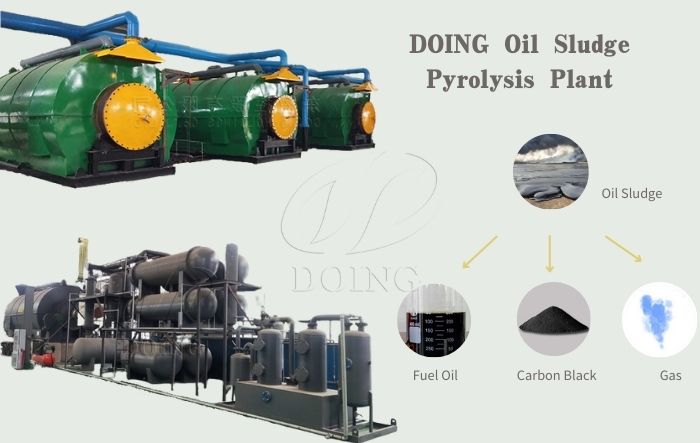 DOING oil sludge pyrolysis plants