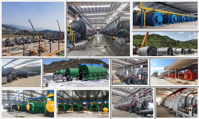 The project cases of DOING pyrolysis recycling machines