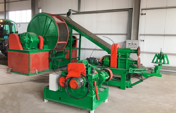 tire to rubber powder processing machine